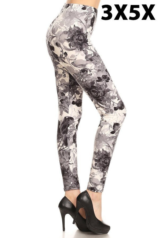 PRÉVENTE - Legging à motifs floraux #1 (Taille 20-24)