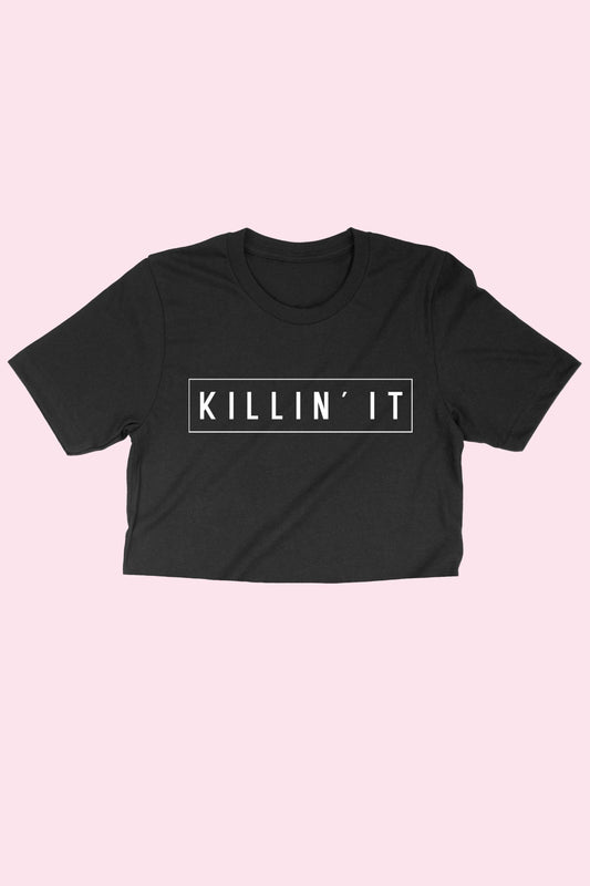 Crop t-shirt - Killin' it