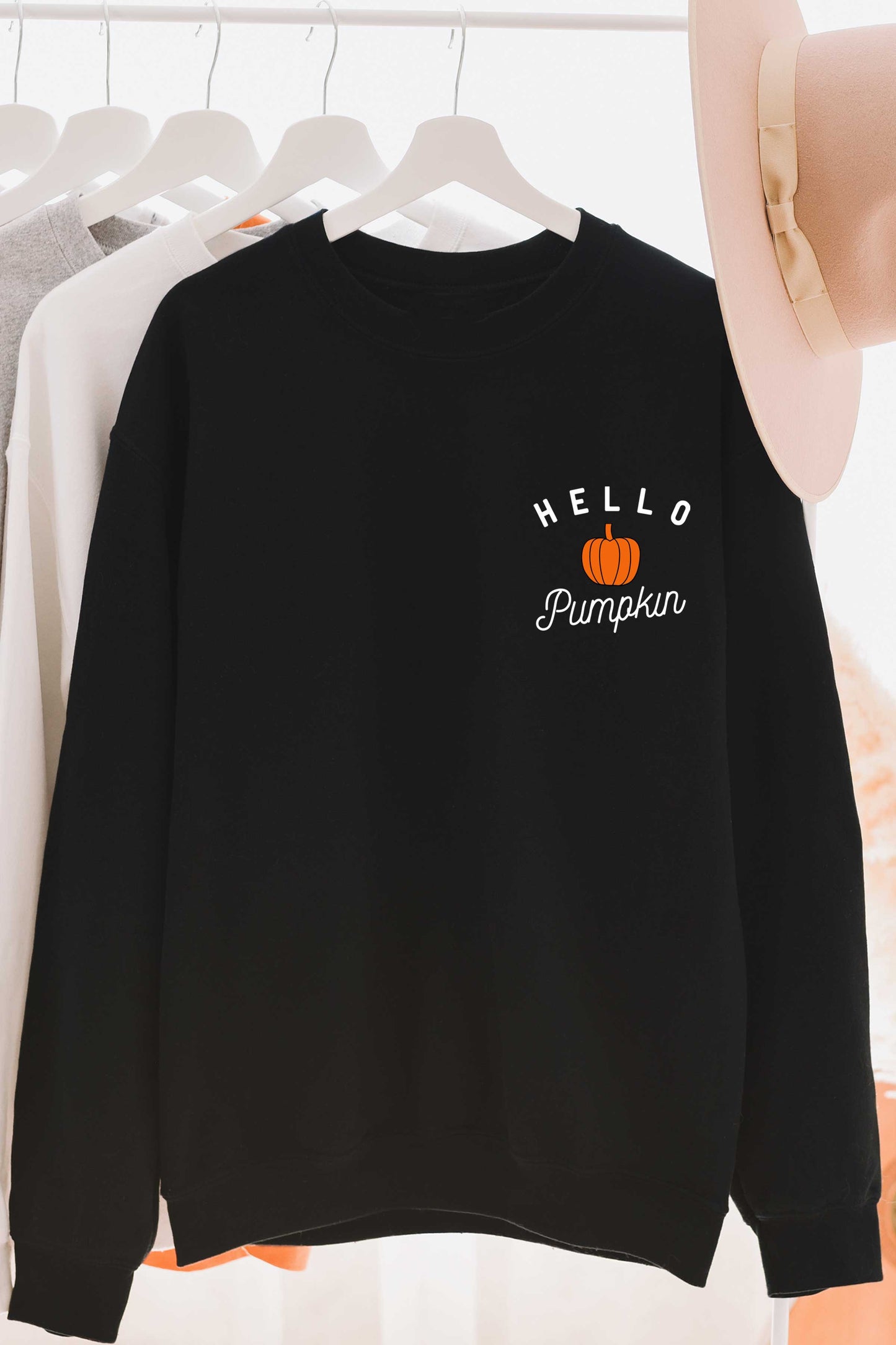 Crew neck Hello pumpkin!