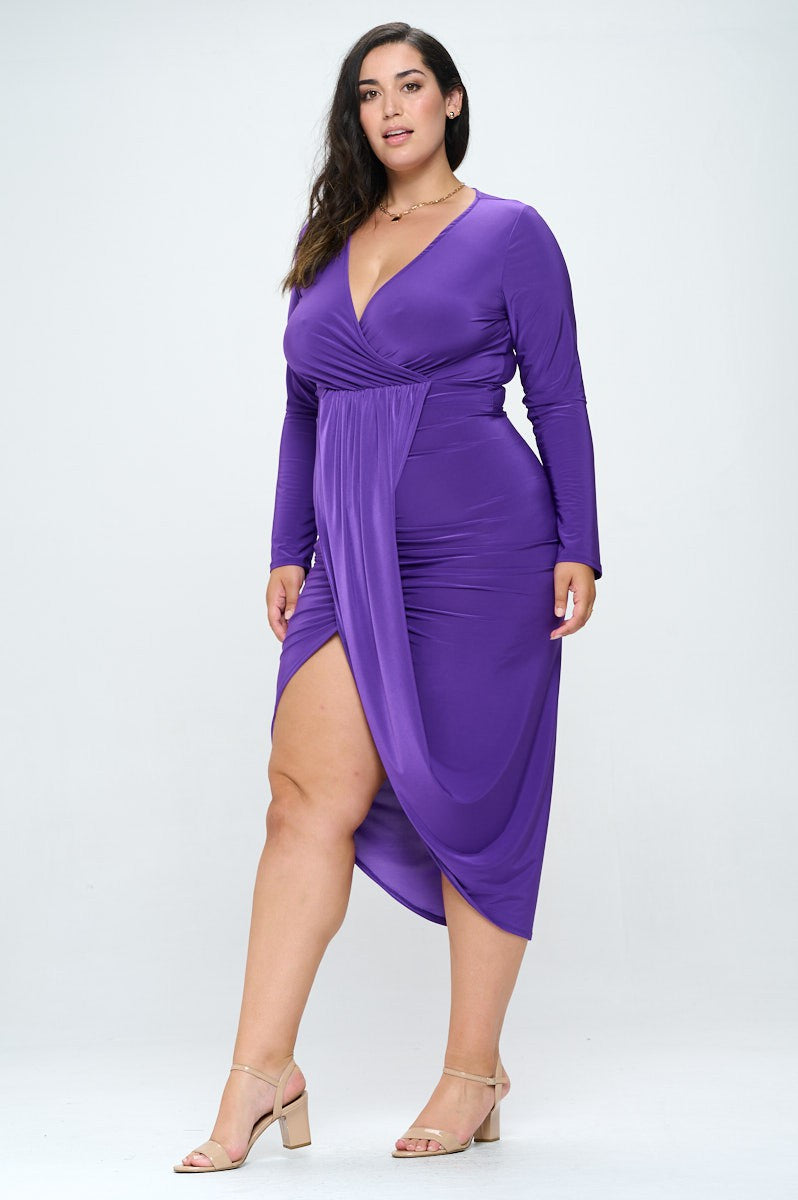 La robe ultra flatteuse - violet