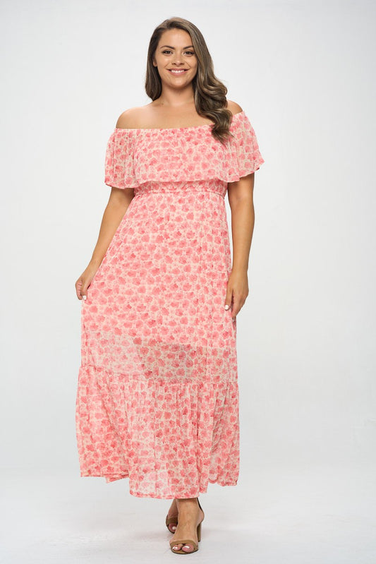 Robe mignonne en mousseline - Rose