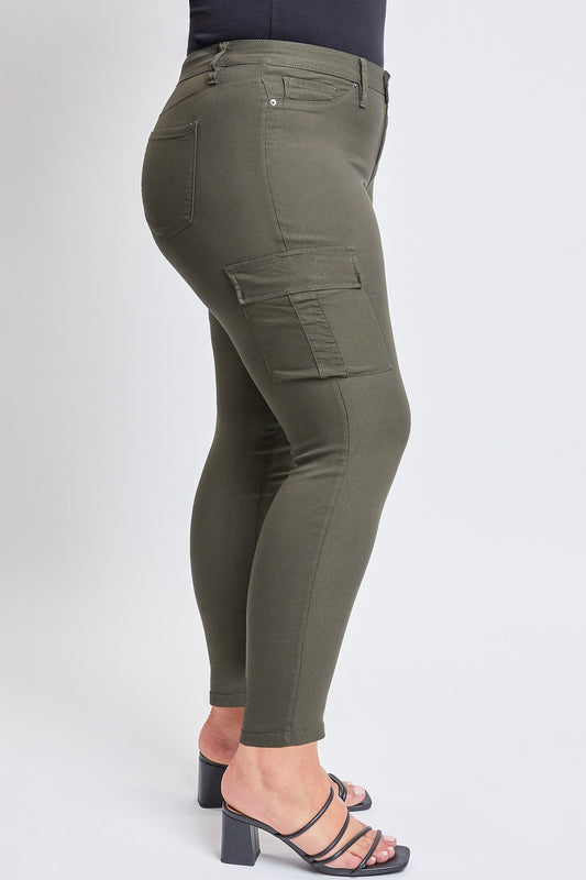 Pantalon ultra stretch cargo - Olive