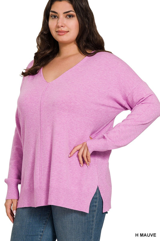 PRÉVENTE - Pull passe-partout ultra doux - H Mauve