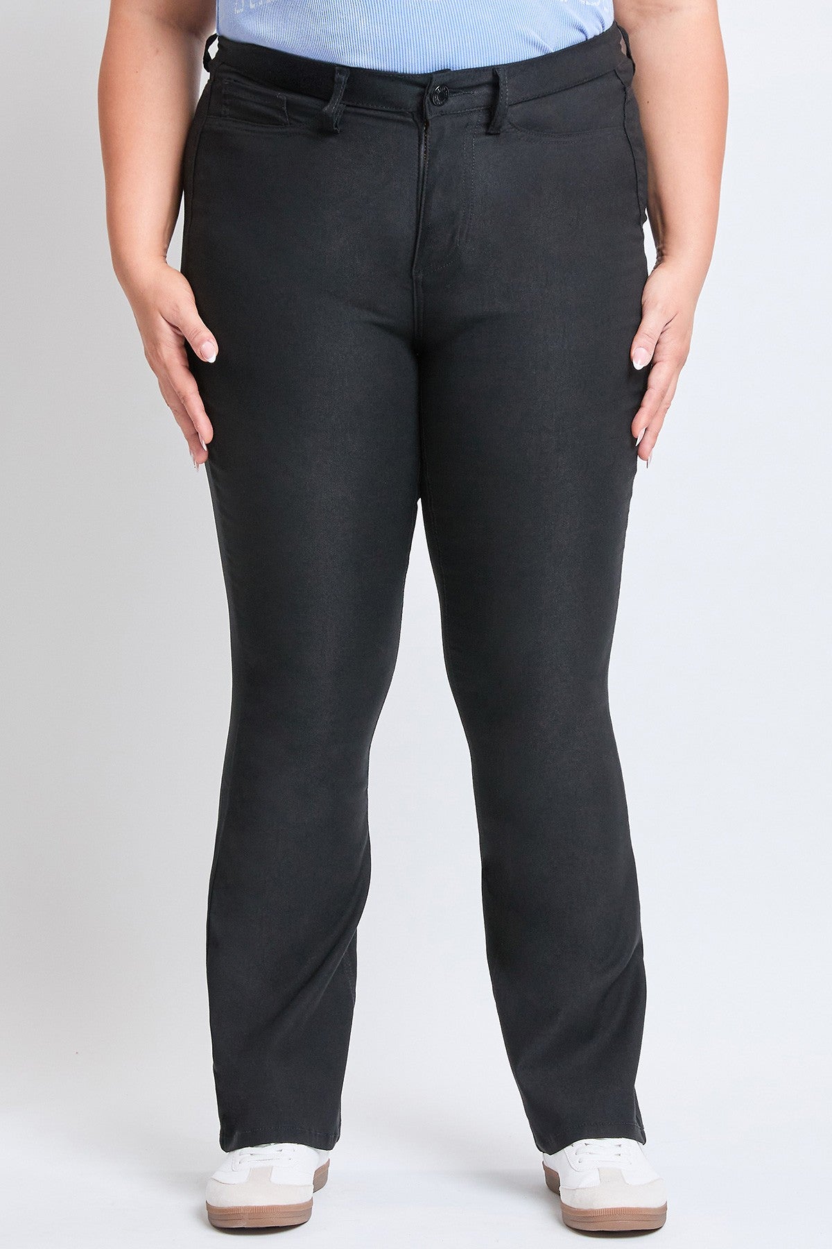 Pantalon ultra stretch évasé - Noir