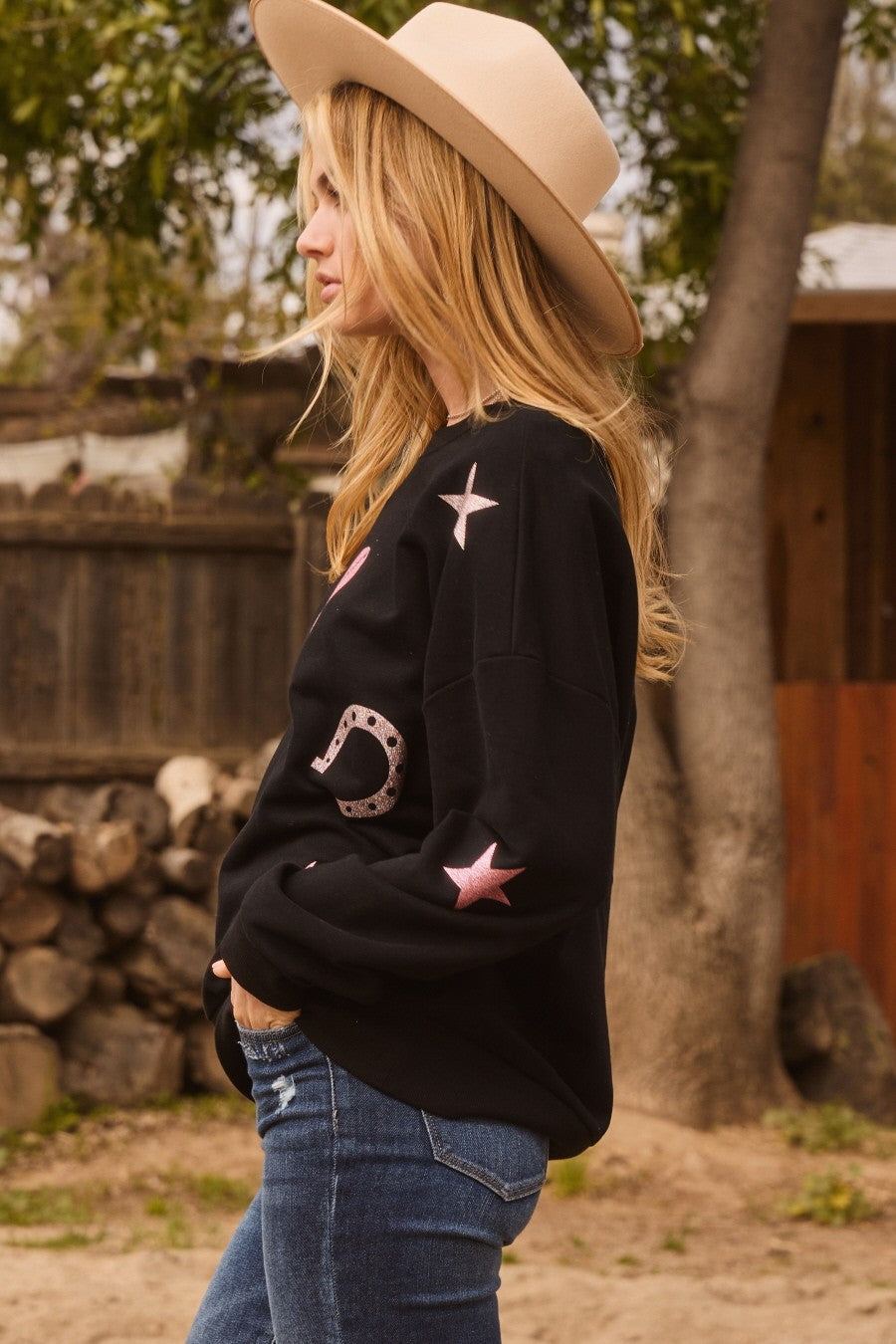 PRÉVENTE/PRESALE- Sweat-shirt cowgirl