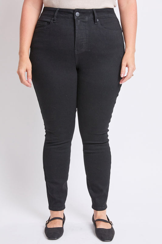 Black basic skinny jeans (28 in)