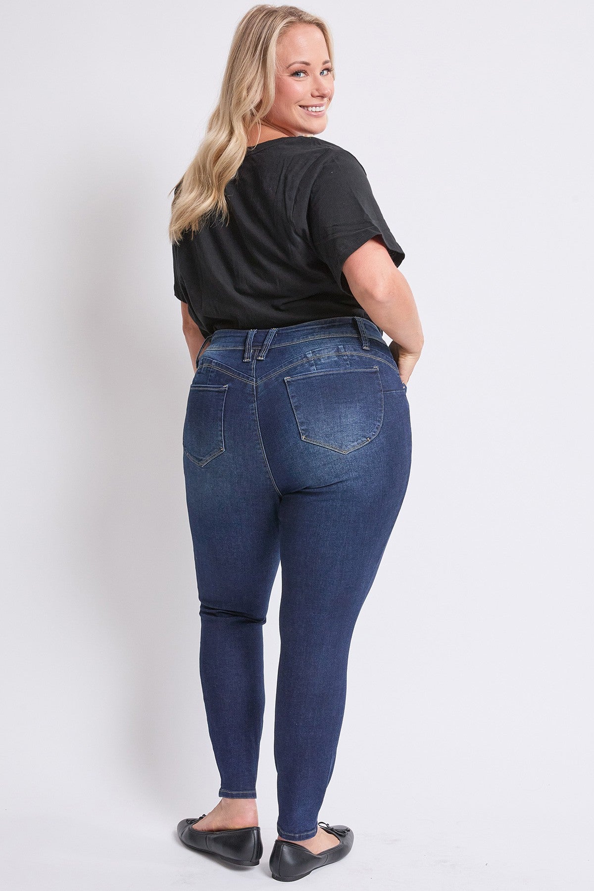 Jean skinny curve confidence - Blue black