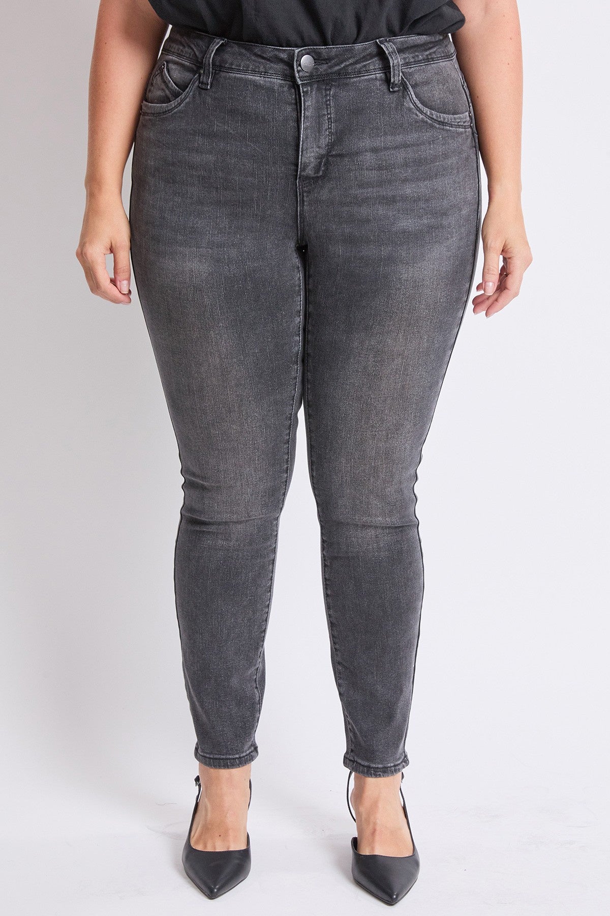 Jean skinny curve confidence - Faded black