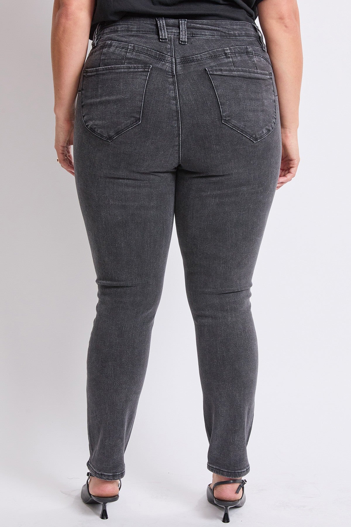 Jean skinny curve confidence - Faded black