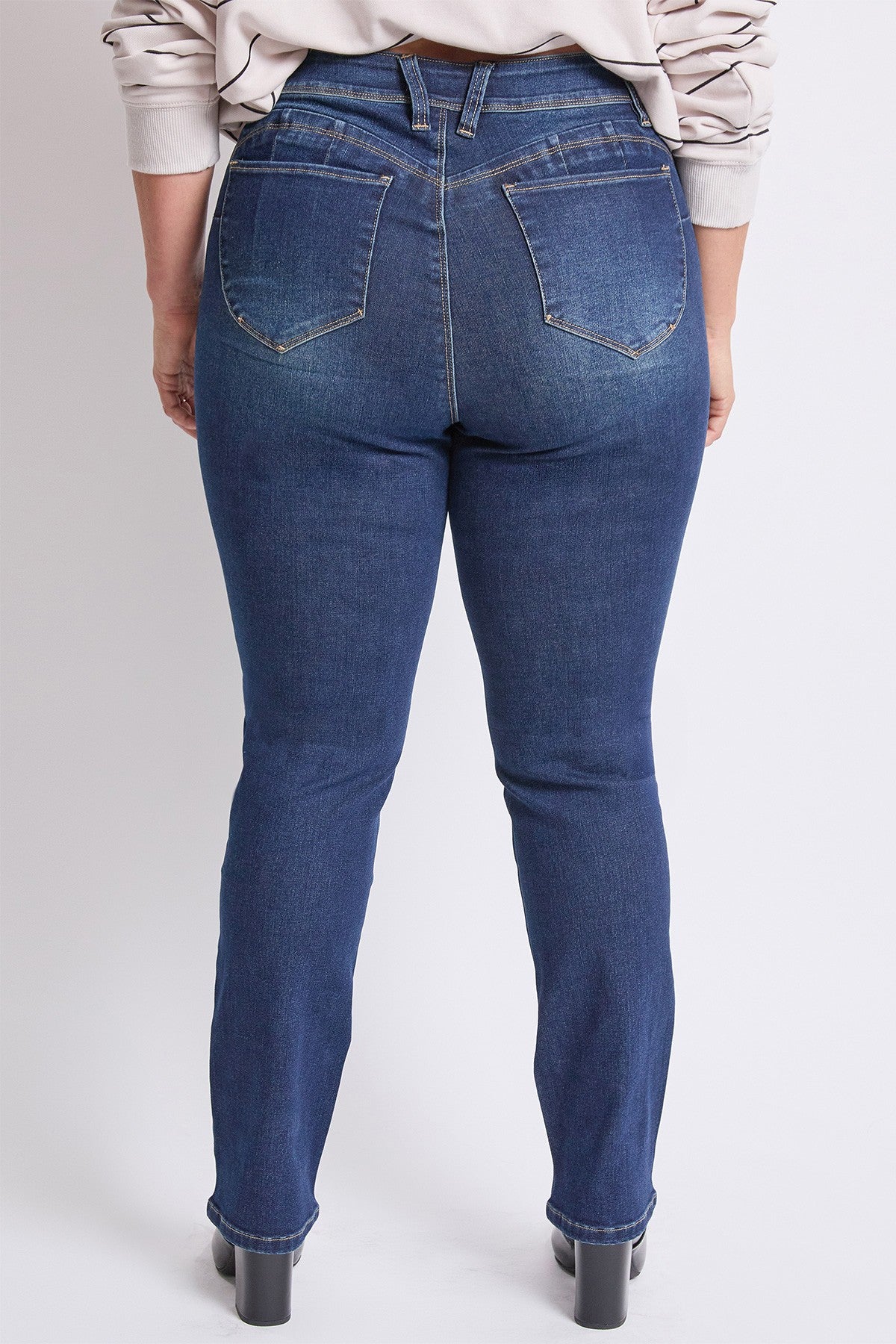 Jean à jambe droite taille haute blue black (31 po)