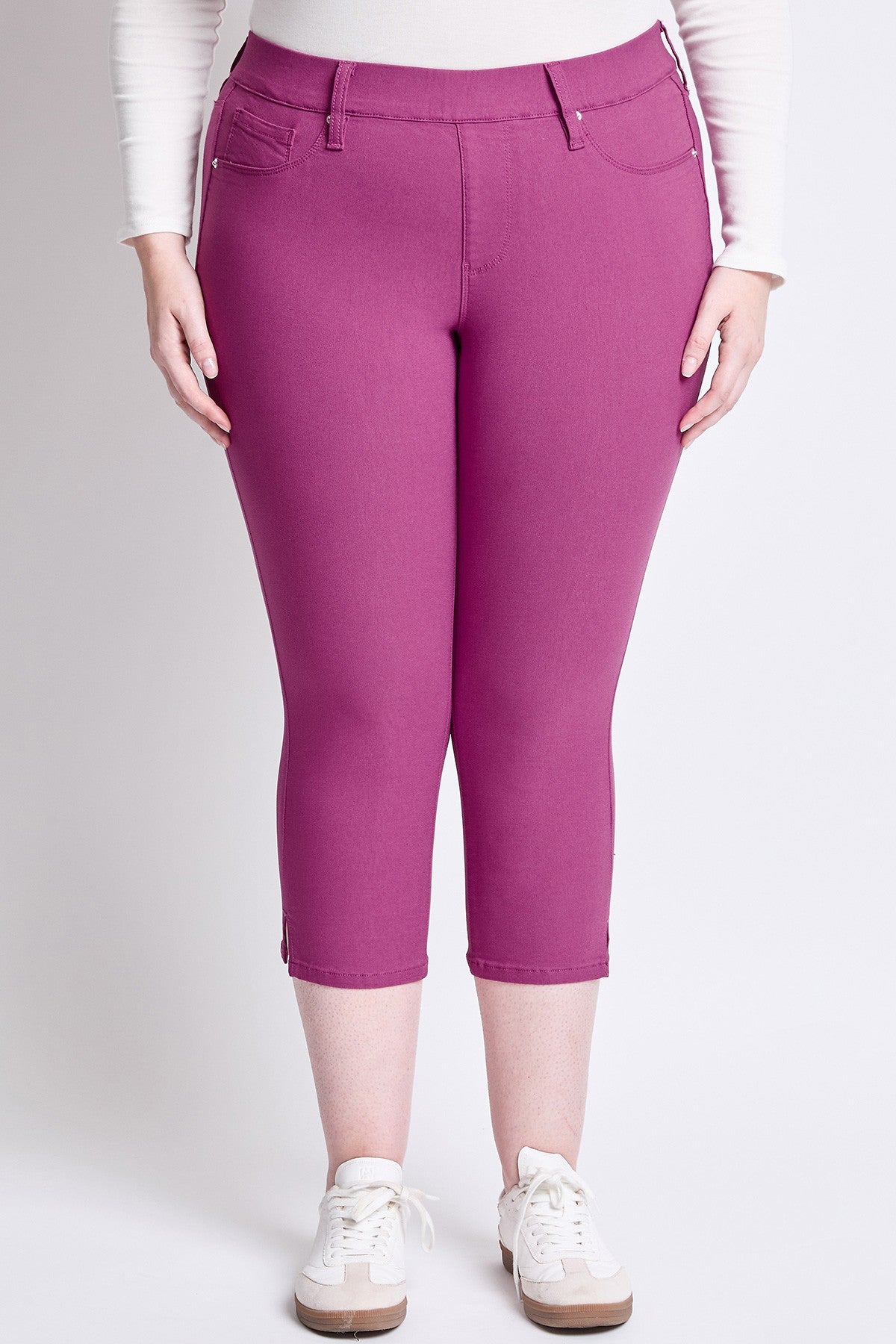 Capri ultra stretch sans bouton - Jazzberry (23 po)