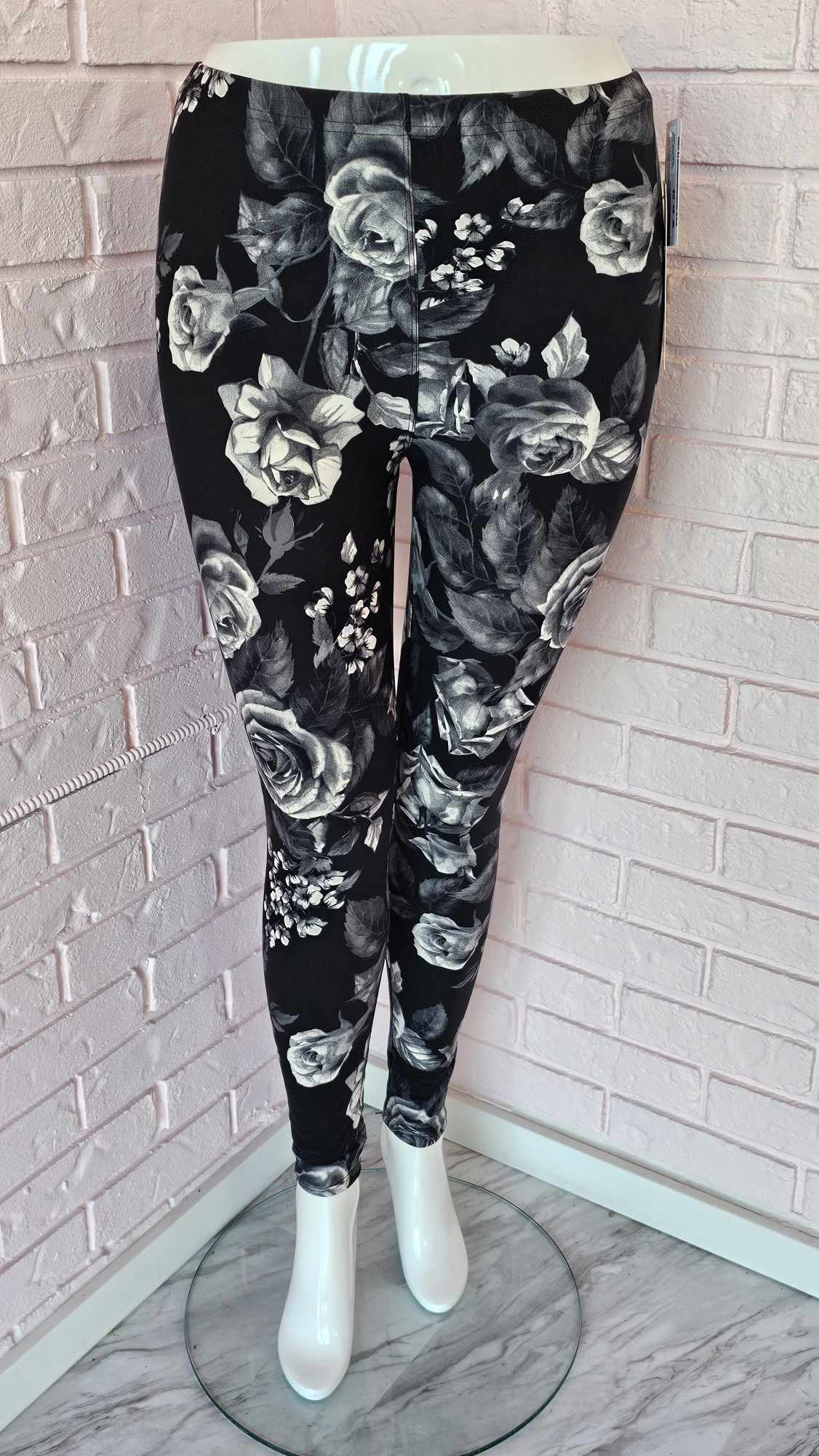 Legging à motifs de roses (Taille 14-20)