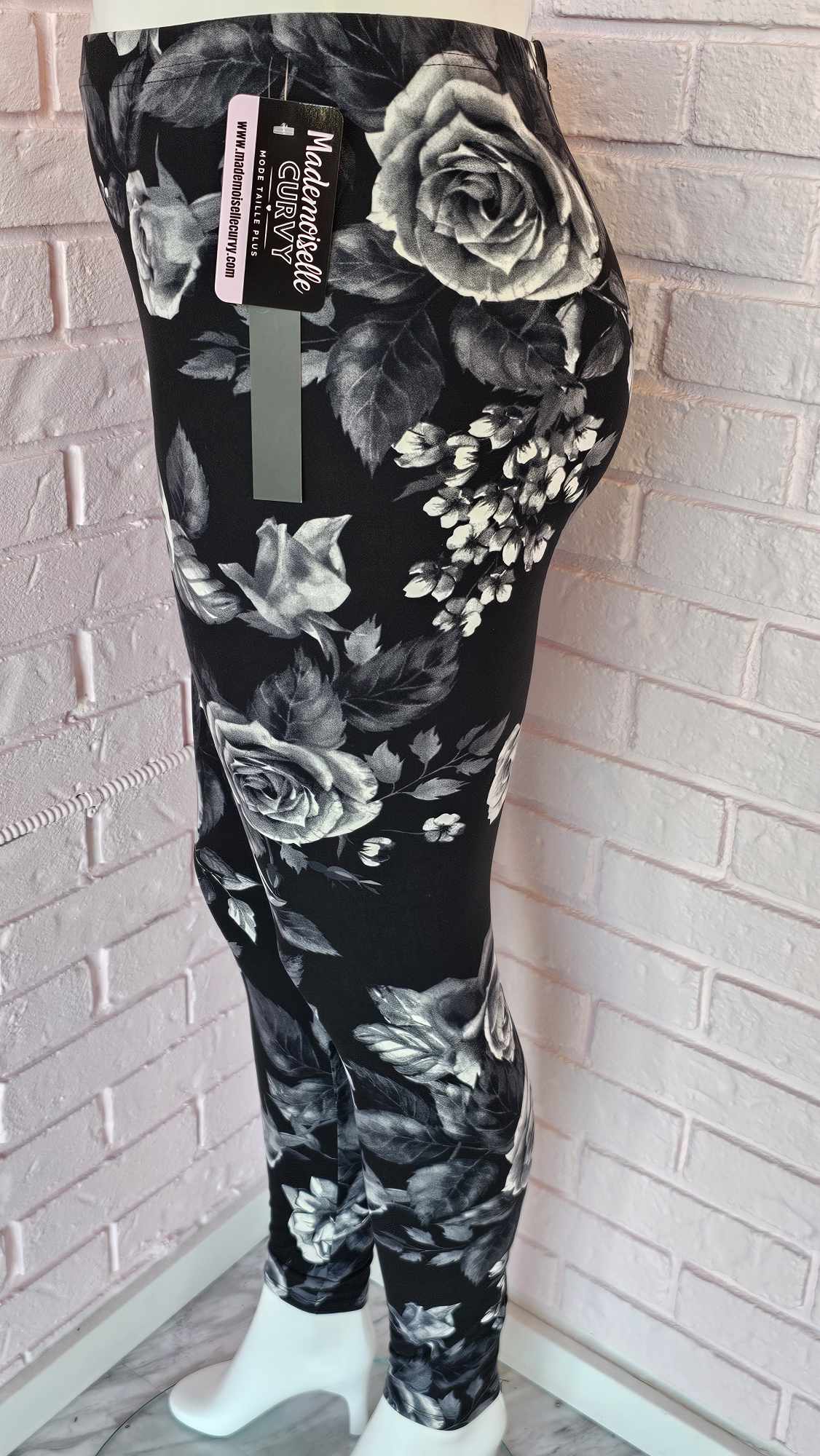 Legging à motifs de roses (Taille 20-24)