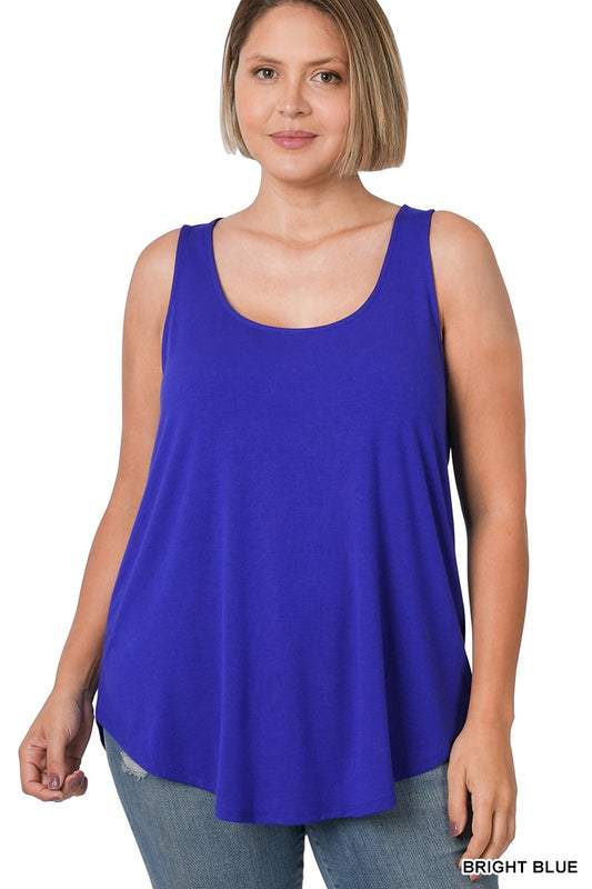 Basic tank top - Royal blue