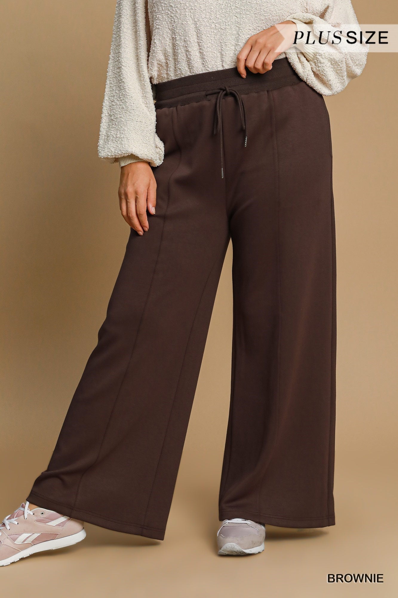 Pantalon luxeknit - Brownie