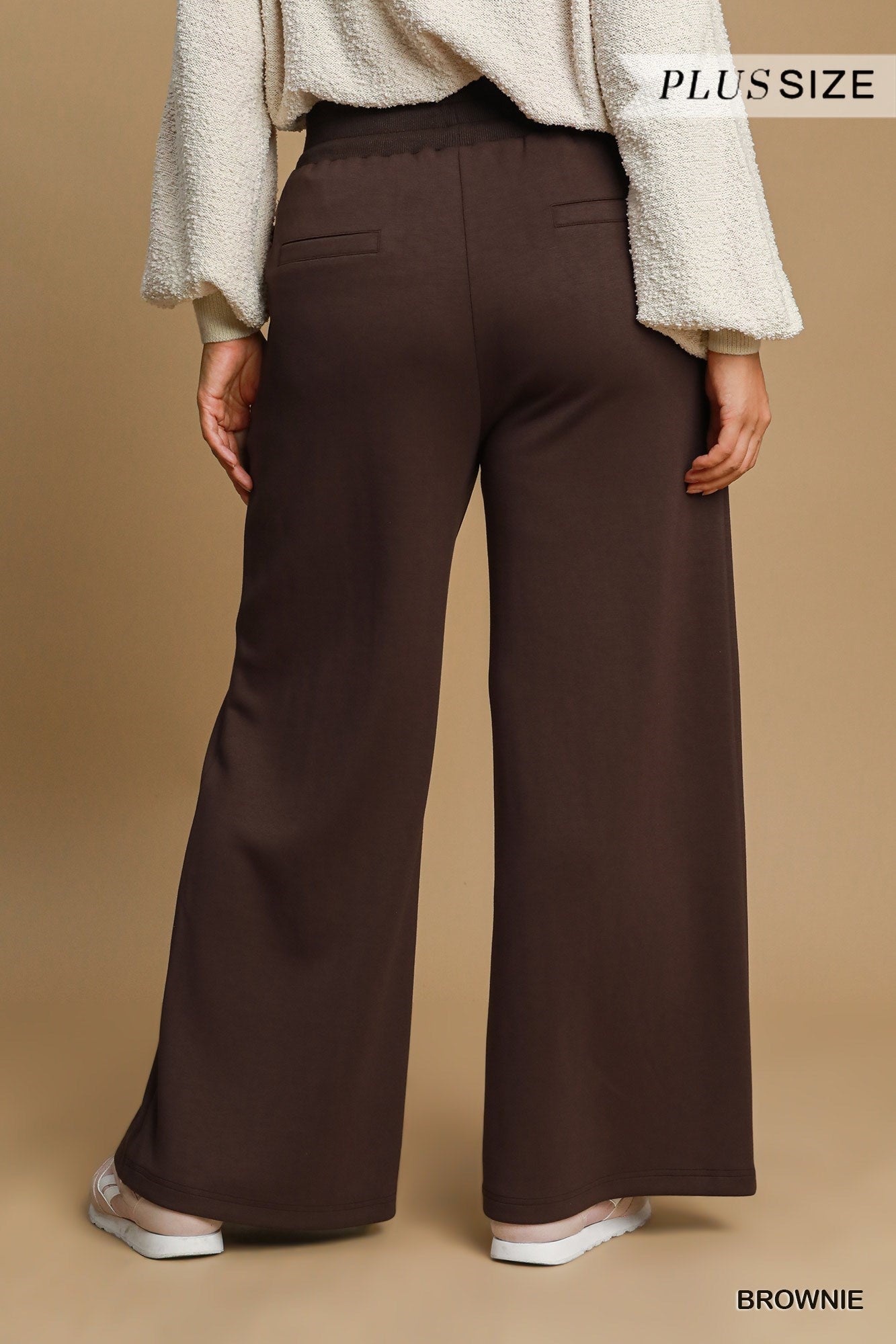 Pantalon luxeknit - Brownie