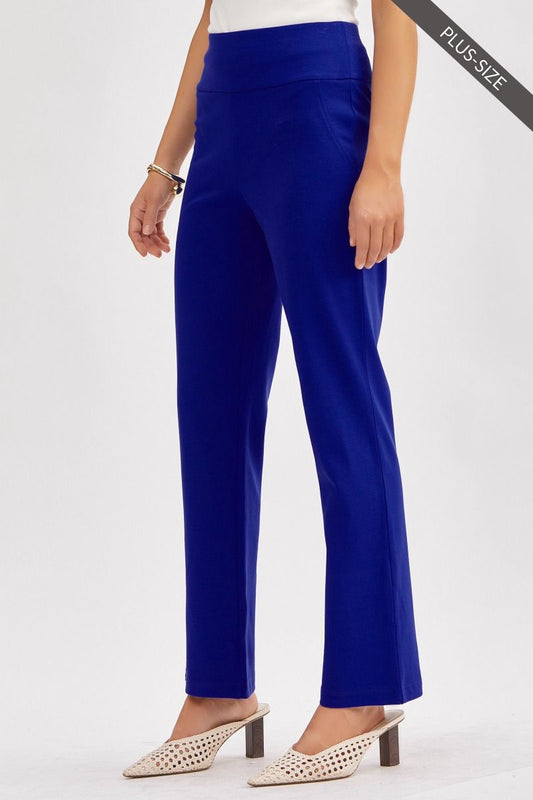 Presale - Royal blue straight leg versatile pants (29 in)