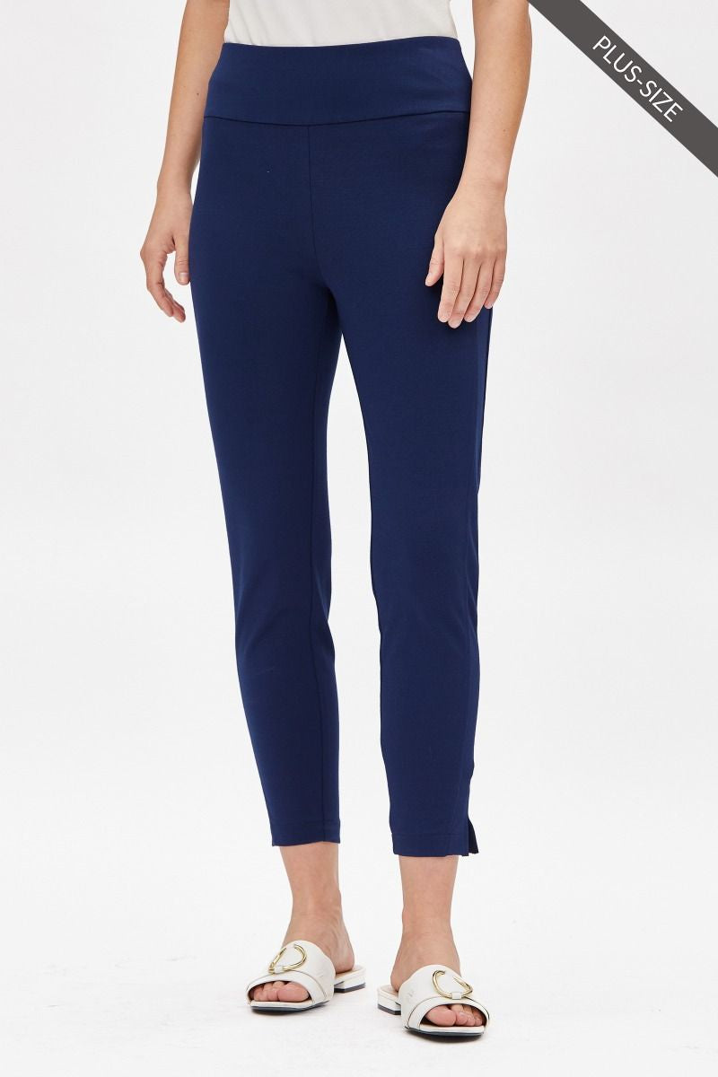 Prévente - Versatile high waist navy pants (26 in)