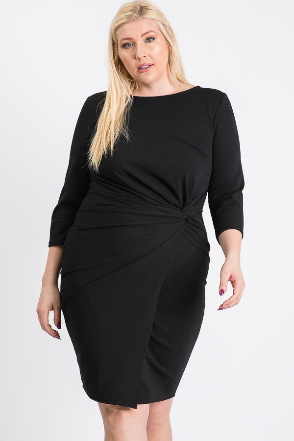 3/4 (black) knot dress and sleeves