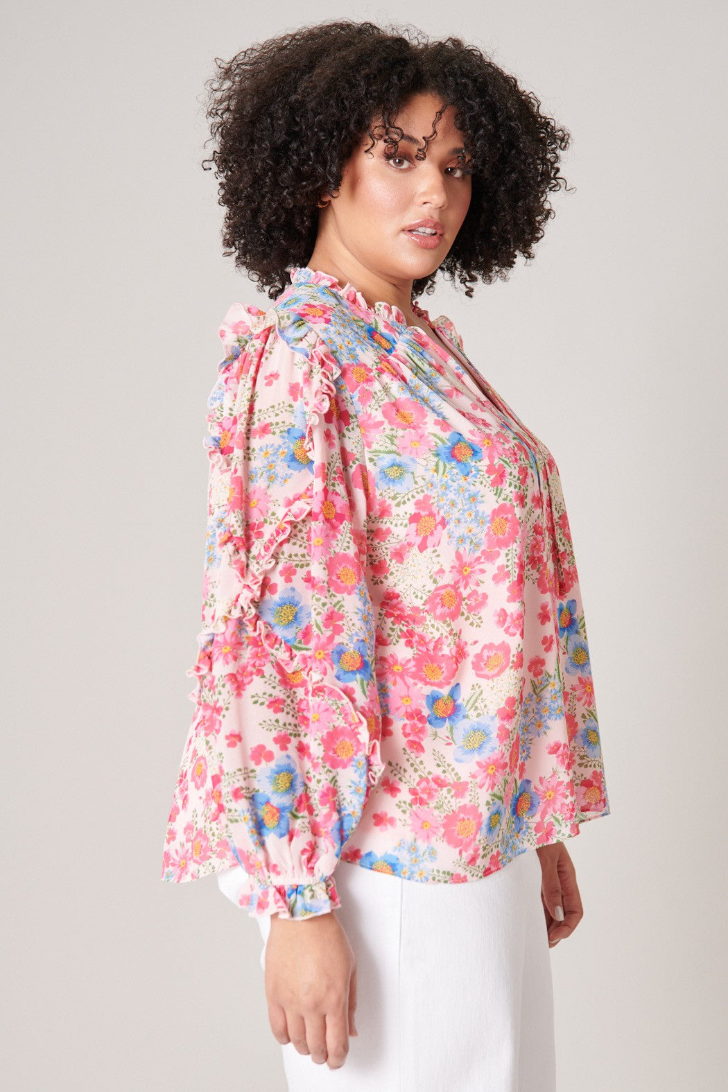 Blouse florale Constance