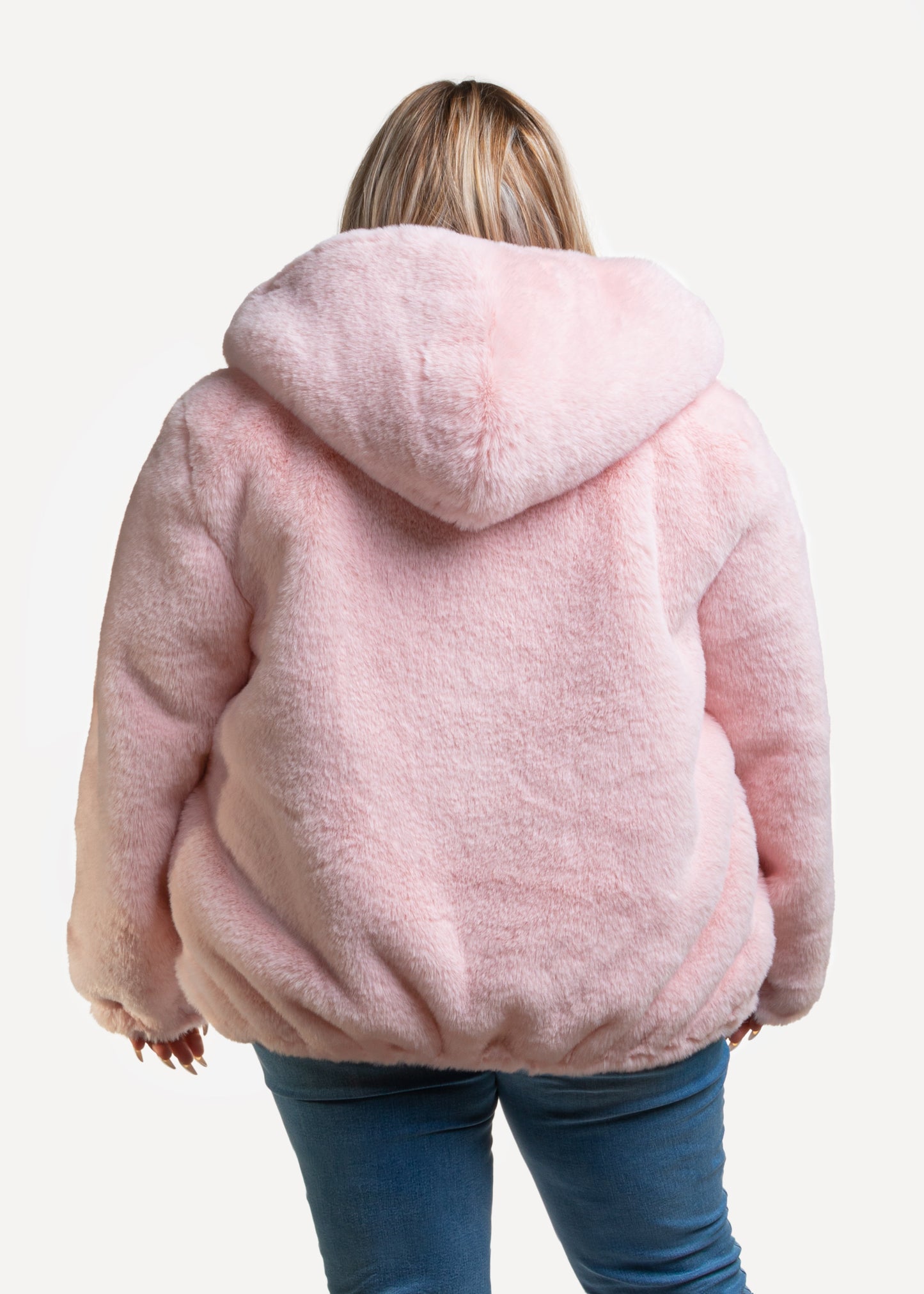 Manteau Mademoiselle Curvy (rose)